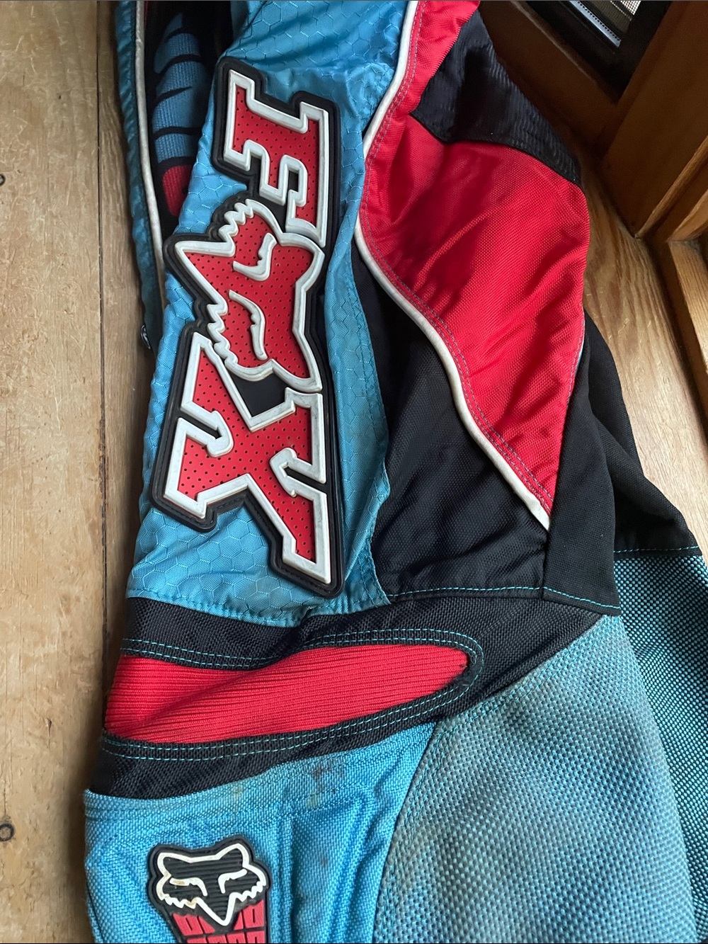 Fox Men’s Motocross Pants — Blue & Red - Picture 6 of 6